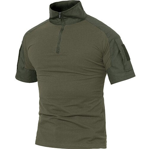 Men T-Shirts Multicam Camouflage Tactical T-Shirt Cotton Short Sleeve Top Tees Army Military Tee Shirts Paintball